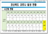 경북도, 24일 0시 기준 코로나 확진자 8명 발생