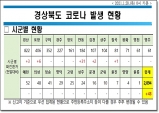 경북도, 28일 0시 기준 코로나 확진자 도내 43명 발생