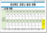 경북도, 17일 0시 기준 코로나 확진자 15명 발생