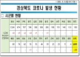 경북도, 9일 0시 기준 코로나 확진자 도내 30명 발생