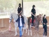 해평중학교, 말과의 교감을 통한 정서 안정…승마 체험