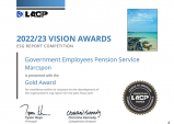 공무원연금공단, LACP Vision Awards 금상 수상